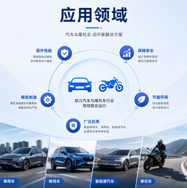 汽车&摩托车 动平衡方案