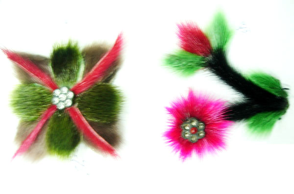 Mohair Fashion Flower